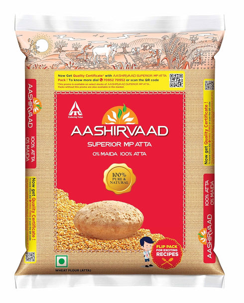 Aashirvaad 1kg Pack Superior MP Atta