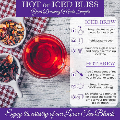 Bellasia Tea Dragon Fruit for Kids Using Real Fruit Pieces - Caffeine Free Herbal Tea Blend with Real Ingredients