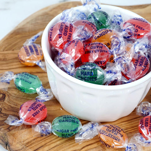 1 70 Sugar Free Fruit Hard Candy, Pound Bulk Bag (Approx Pieces), Individually Wrapped Hard Candy, The Hampton Popcorn