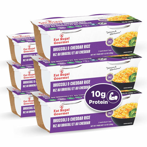 Eat Regal Broccoli & Cheddar Rice, Gluten-Free, Ready in 1 Minutes, 8.8