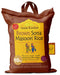 Asian Kitchen Brown Sona Masoori Aged Rice 10-Pound Bag, 10lbs (4.54kg) Short