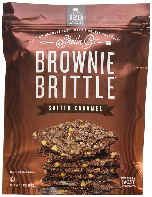 Sheila G's Brownie Brittle, Salted Caramel, 5 oz