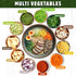 (5.83oz Dried ramen toppings. Dehydrated vegetables for ramen topper include Cabbage, Spinach, Chive, Carrot, Corn