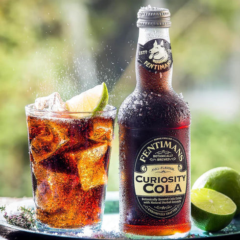 275 ml (Pack 12) Fentimans Sparkling Curiosity Cola - Healthy Soda, All Natural Soda, Craft Soda with No Artificial