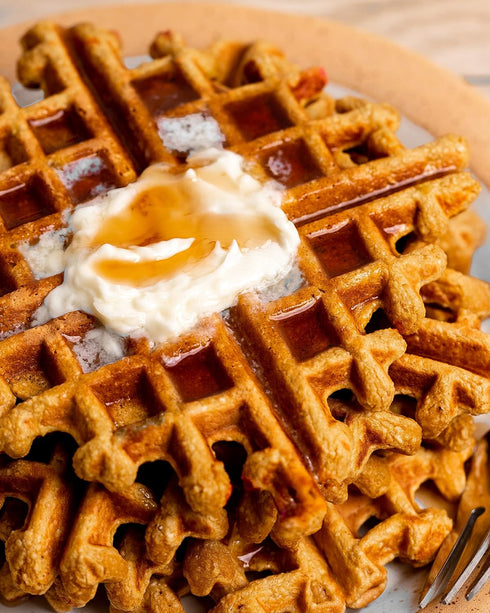 10g 100% (Pack 1) Miss Jones Baking Original Oat Pancake and Waffle Mix - Made with Oat Flour, Gluten Free, of Protein