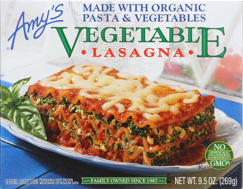 Amy's, Lasagna Vegetable, 9.5 Ounce