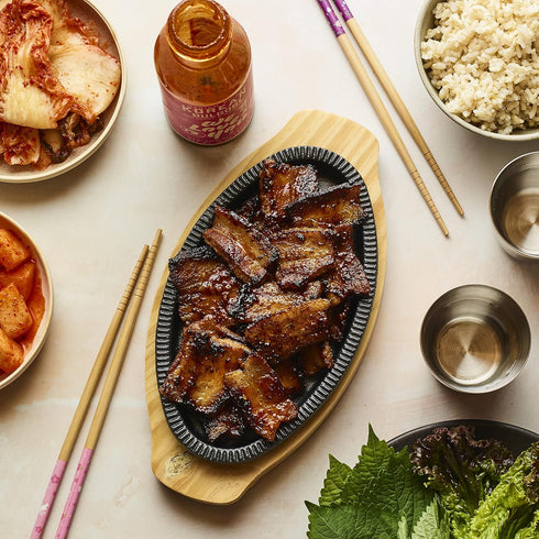 Medium Spicy Korean Bulgogi Kalbi Galbi BBQ Marinade & Sauce, 15oz (Pack of 1)