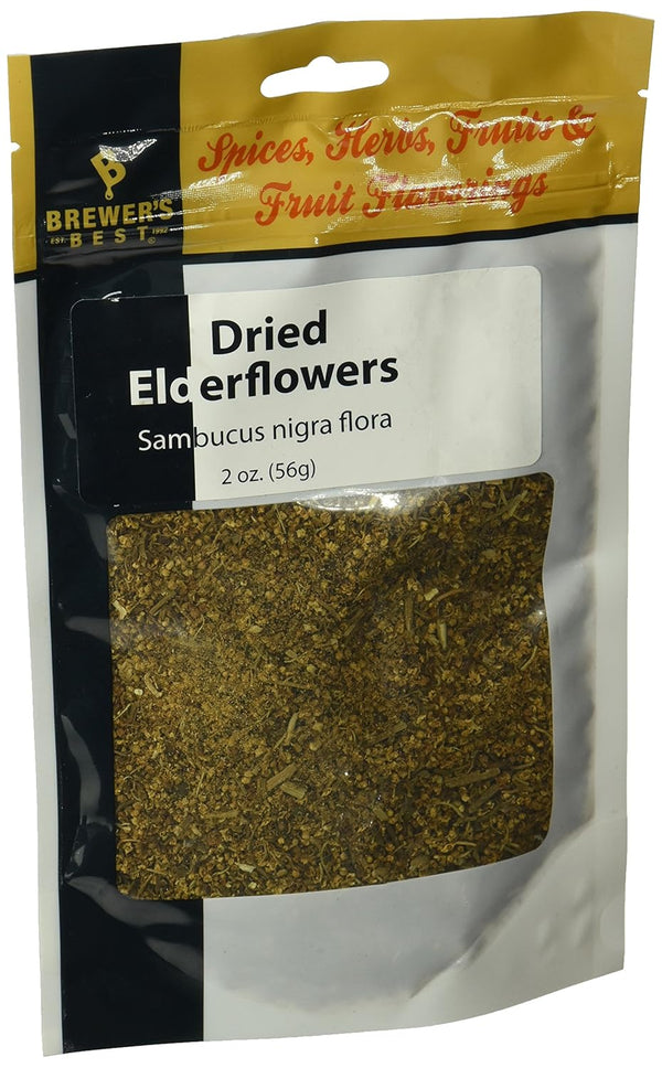 Dried Elderflowers, 2oz.