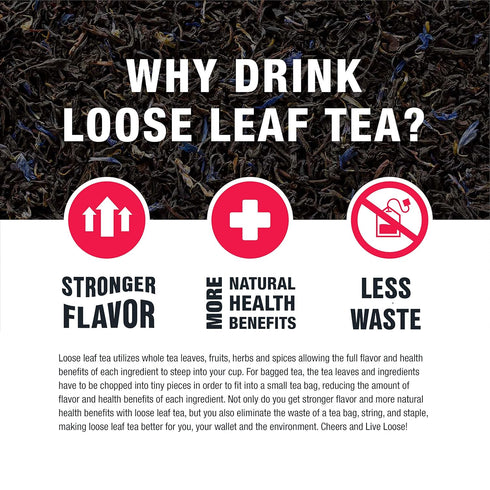 200 16oz Tiesta Tea - Royal Breakfast, Loose Leaf, Classic English Black Tea, Premium High Caffeine Hot & Iced, Brews