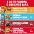 Pack 7-10g (10 Count) KiZE Energy Bars - Best Sellers Variety - Gluten Free, Dairy Free Options, Non-GMO, and High