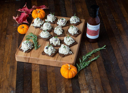 12 oz (Pack 2) Tart Cherry, Apple & Rosemary Glaze Sweet & Savory Sauce for Meat, Veggies & Holiday Dishes, Gluten