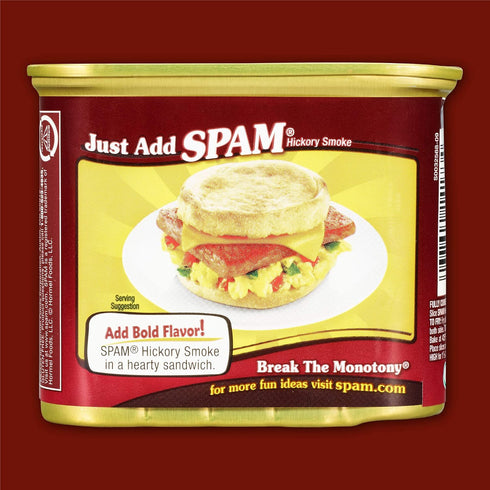 12 (Pack 6) Spam Hickory Smoke, Ounce Can