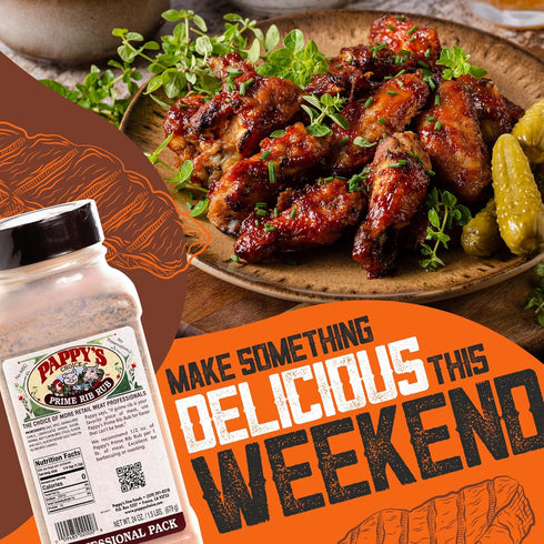 Pappy's Seasonings Prime Rib Rub, 24oz