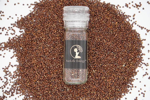 4.3 OZ AseLife Energy Grains of Paradise Spice with Spice Grinder Jar Melegueta Pepper Ginny Grains Mbongo spice Hepper