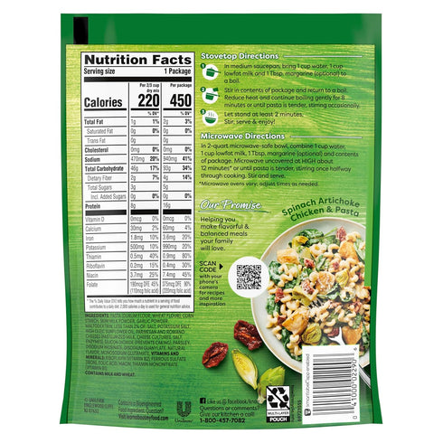 Knorr Pasta Sides Creamy Garlic, 4.4 oz, No Artificial Flavors