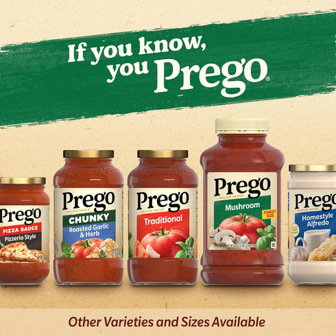 Prego Mushroom Pasta Sauce, 67 oz Jar