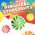 1 75 Count Fruit Starlights | Pound Bag - | Hard Candy Individually Wrapped | Assorted Fruit Flavored Pinwheels | Old