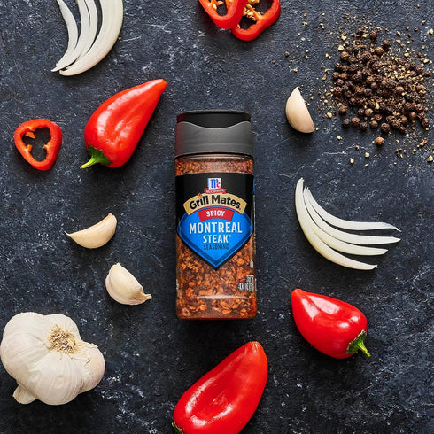 3.12 oz McCormick Grill Mates Spicy Montreal Steak Seasoning