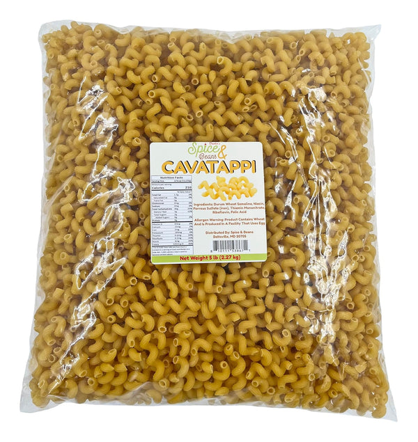 Cavatappi Pasta Noodles | 100% Durum Semolina Flour | by Dasher's Spice