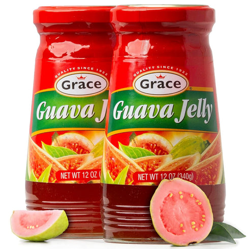 Grace Guava Jelly 12oz - 2 Jars - Tropical Guava Paste Made