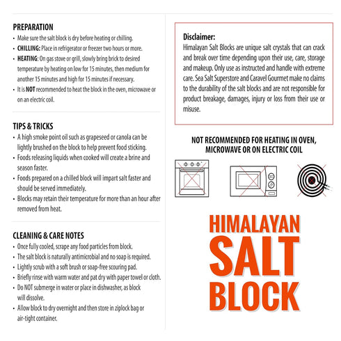 8"x8"x1.5" Himalayan Salt Block for Grilling, Serving, & Seasoning Food Grade Cooking Slab for Meat, Veggies & Fish