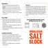 8"x8"x1.5" Himalayan Salt Block for Grilling, Serving, & Seasoning Food Grade Cooking Slab for Meat, Veggies & Fish
