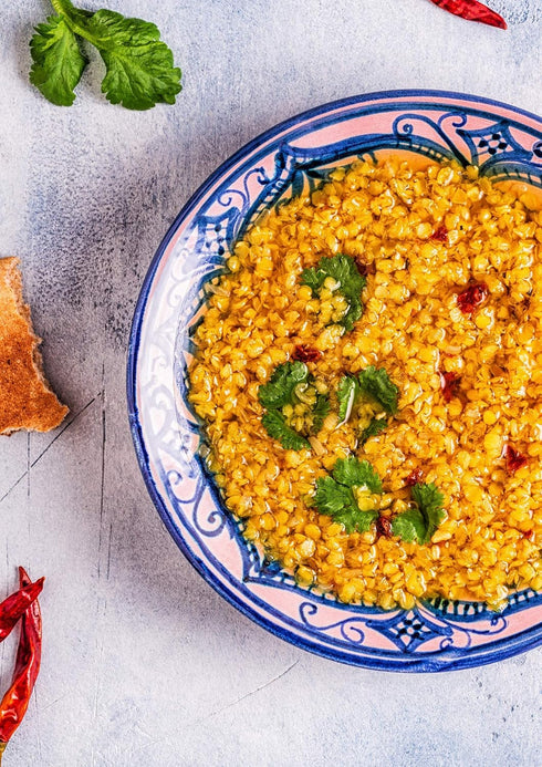 4 Asli Masoor Dal Pound Bag| Indian Red Split Lentils - Protein & Fiber Rich | All Natural | Gluten Friendly | NON-GMO