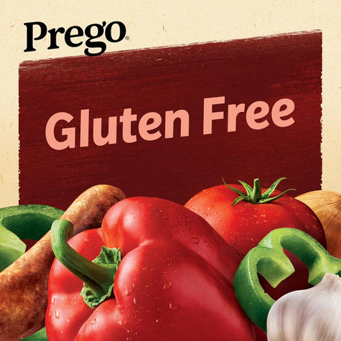 23.5 OZ 6) (Pack 2) Prego Sweet Sausage and Roasted Peppers Pasta Sauce, Jar (Case