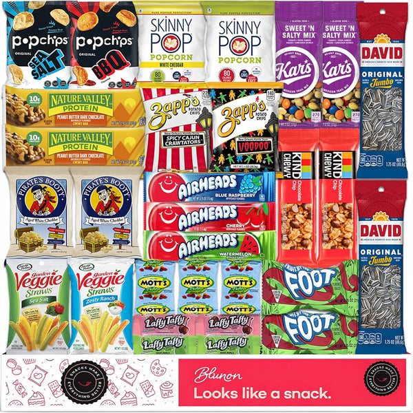 Gluten Free Snacks Variety Pack - Healthy Snack Box Care Package -