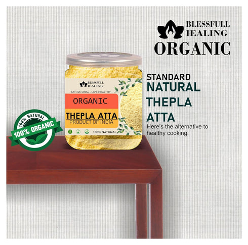 Blessfull Healing 2 lb (907 Organice THEPLA ATTA Gram)