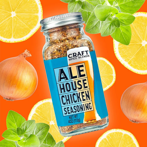 4-Pack Set Craft Spice Blends Grilling Seasoning & Rub Gift - Top Shelf Spices Raising the Bar on Flavor - Spice Blends