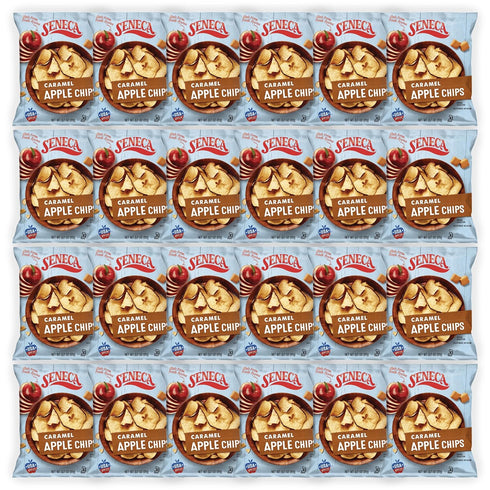 Seneca Caramel Apple Chips | Made from Fresh Apples | 100% Red