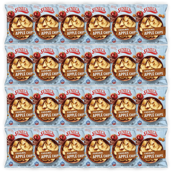 Seneca Caramel Apple Chips | Made from Fresh Apples | 100% Red