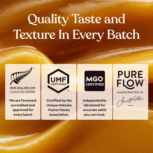 100% 70+ 100% 17.6 (500g) (Pack 1) Pure New Zealand Honey - MGO Monofloral Mnuka Honey, Pure New Zealand Raw Mnuka