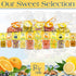 6 Pack (3.5 oz 100 Perle di Sole Candied Orange Peels Dipped in Sugar - Italian Candied Orange Peel Slices for Baking