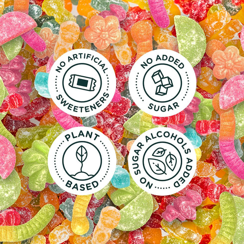 Pack, Gummies, 50g 8 Pack SmartSweets Sour Variety Gluten Free Healthy Snacks for Adults & Kids, Fun Chewy Candy, Low