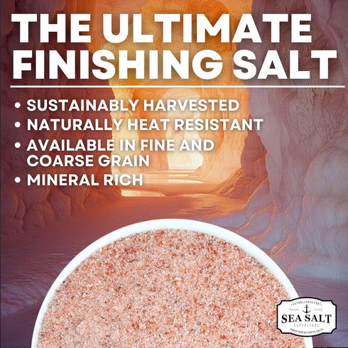 5 oz Pink Himalayan Salt, Fine Grain Salt, Bag