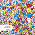 Sprinkle Pop Crash! Boom! Pow! Sprinkle Mix, Red Yellow Blue White Sprinkles for Superhero Themed Birthday