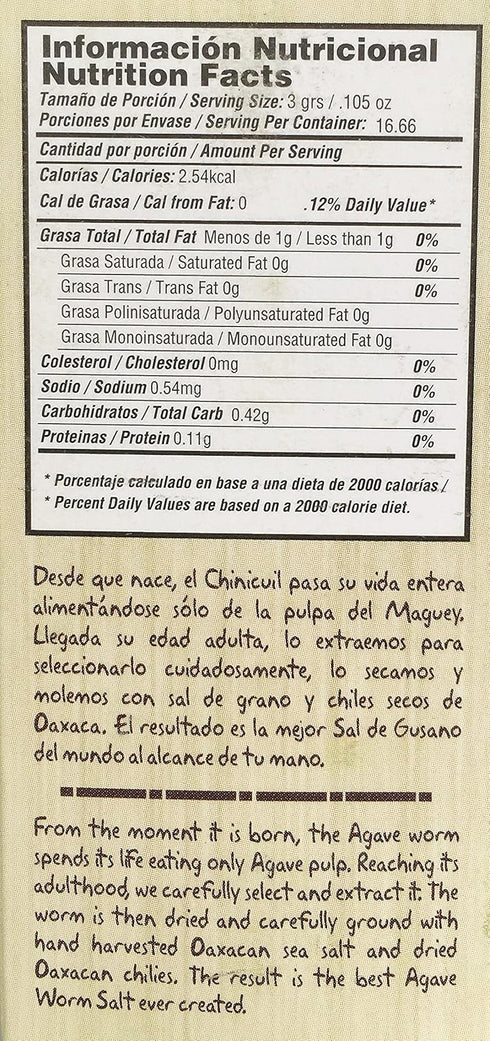 Gran Mitla Sal de Gusano, 50 Gram Jar