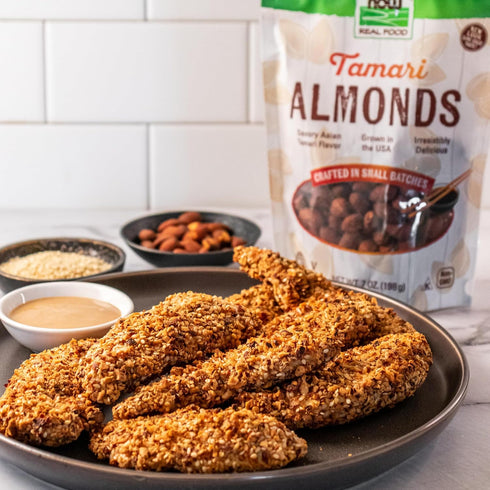 7-Ounce (Packaging NOW Foods, Tamari Almonds, Flavor Sensations, Savory Asian Tamari Flavor, Gluten-Free and Certified