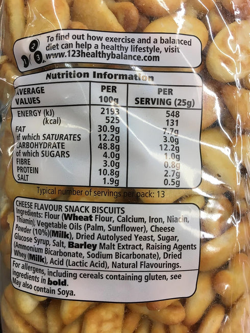 Crawfords 325 Crawford's Biscuits Cheese Savouries G