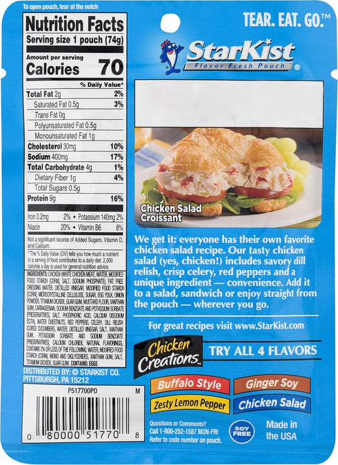 StarKist (24 Count) Ready-to-Eat Tuna and Chicken Salad Bundle