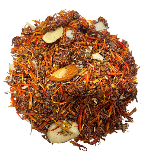 Nelson's Tea Cherry Almond Rooibos Loose Leaf Tea: Blend of Green and