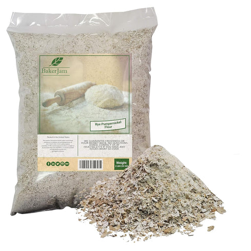 Premium Rye Pumpernickel Flour Rye Flour 2 Pounds Bulk Bag-For Sourdough Starter