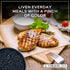 4 oz Black Lava Hawaiian Sea Salt for Seasoning, Grilling, and Finishing Mild, Smoky Black Salt with Activated Charcoal
