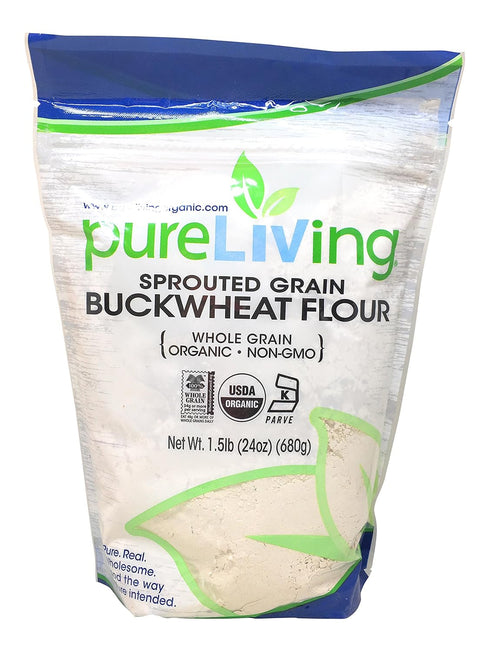 Pure Living Liv Organic Sprouted Buckwheat Flour - 24 oz