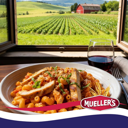 (12-Pack, 16 oz Classic Cavatappi Pasta Each) Muellers corkscrew-shaped pasta is designed to hold onto sauces, cheese