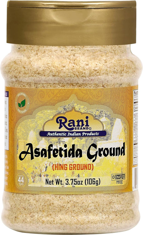 Rani Asafetida (Hing) Ground 3.75oz (106g) PET Jar ~ All Natural |