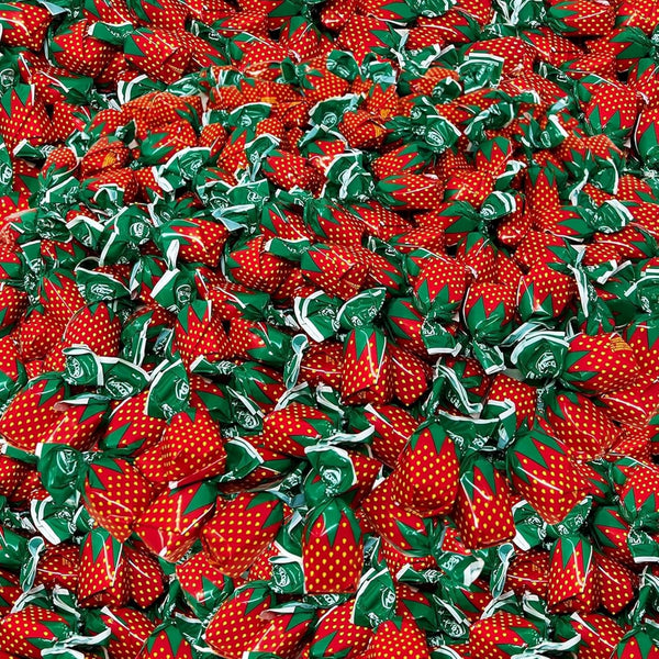 Bulk Bundle Strawberry Hard Candy Filled With Real Fruit Pulp 6 lbs