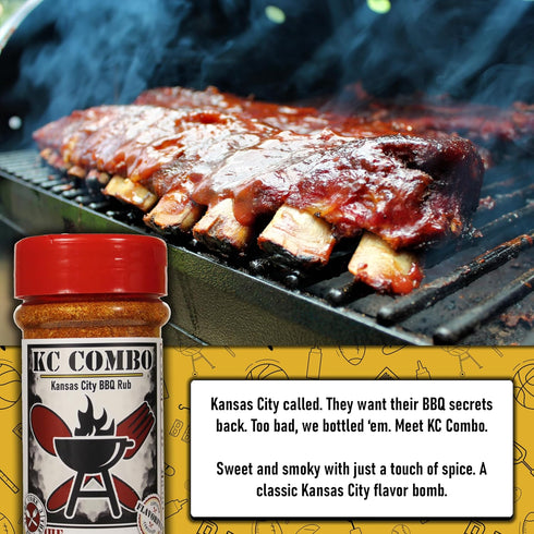 4-Pack Set The Tailgate Foodie Grilling Classics Seasoning and Rub Kit | Gift Box | Ultimate Cooking Gift | All-Purpose